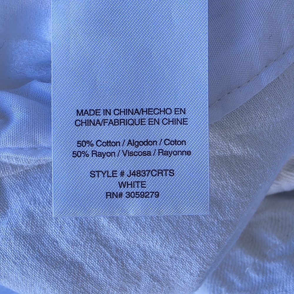 Thread & Supply White Button Front Jacket Size M - image 8